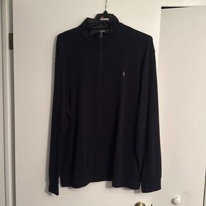 Polo Ralph Lauren 1/4 zip sweater. Navy blue. Xxl 2xl